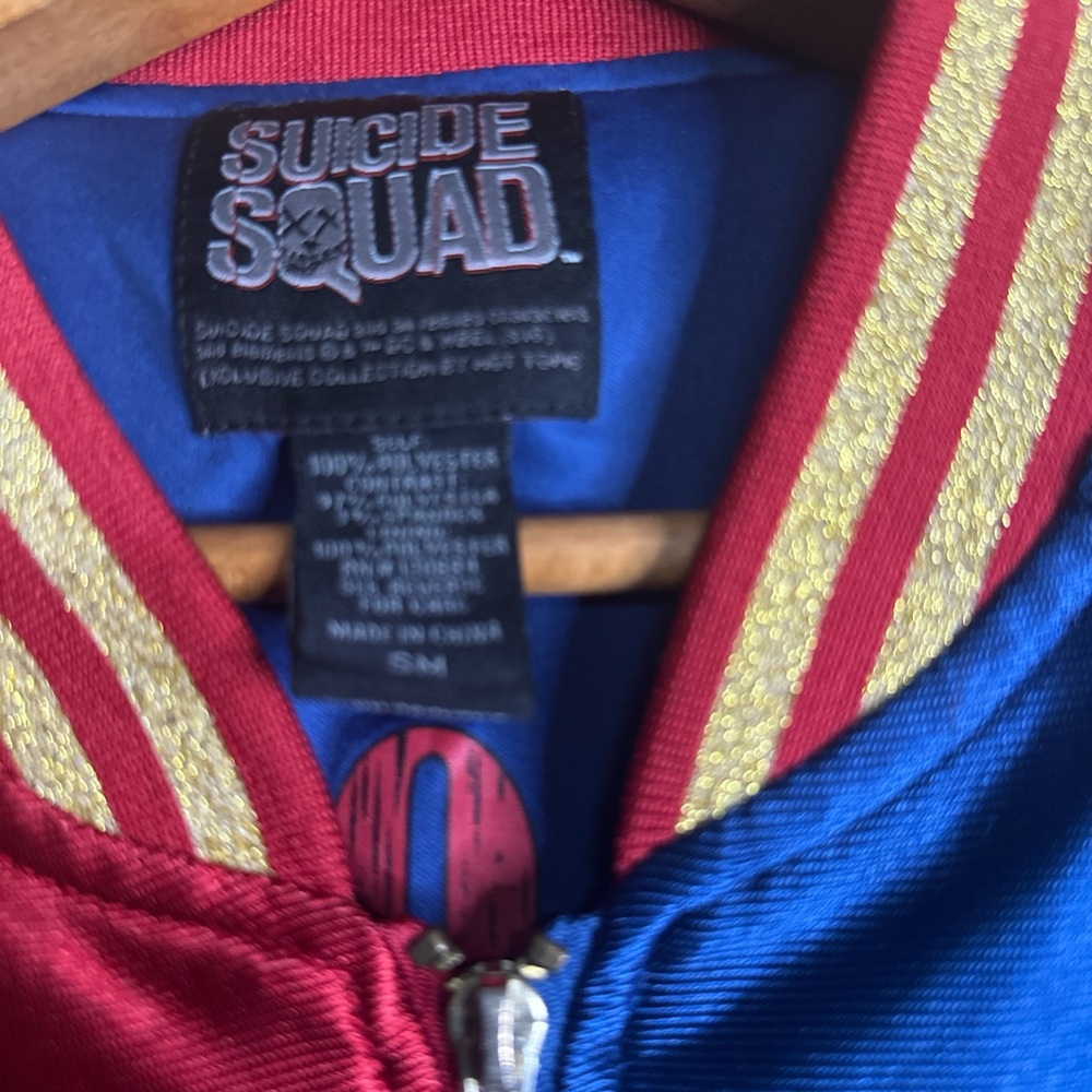 Harley Quinn “Property of Joker” jacket in. Size SM and- “Puddin” choker - Picture 5 of 8